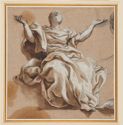 Seated female figure