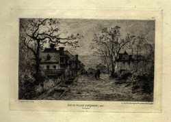 Rue du Village d'Artemare (Ain)