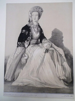 Mrs Young, wife of the Consul at Jerusalem in an Eastern dress