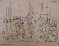 Study for 'The Burial of Charles I'
