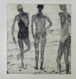 Three Bathers
