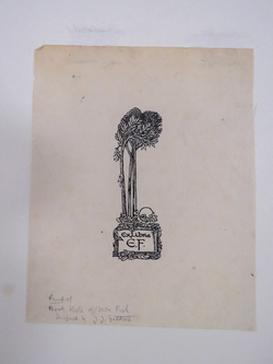 Bookplate for Mrs Fish
