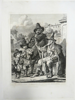 Pipers from the Abbruzzi, on the Pincian Steps, Rome
