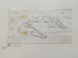 Two Men, reclining