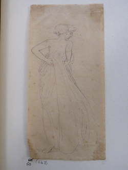 Standing Woman seen from behind