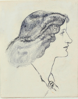 Head of a Woman in Profile