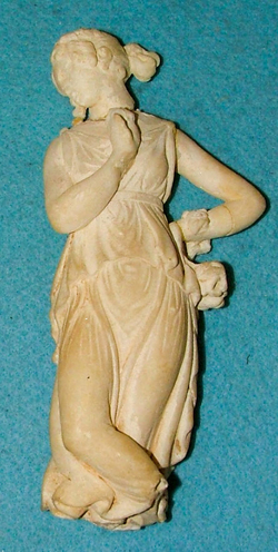Dancer with a finger on her chin