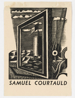 Bookplate for Samuel Courtauld