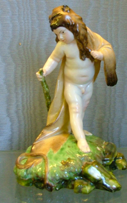 Putto dressed as Hercules