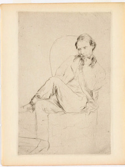 Renoir, les jambes croisées (Renoir, with crossed legs)