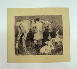 Huntsman and hounds