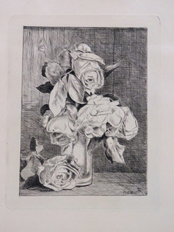 Vase of roses