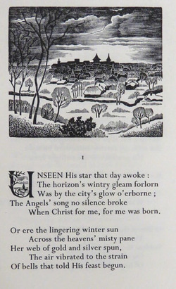 The Christ-Child: book illustrated with five wood engravings by Tom Chadwick
