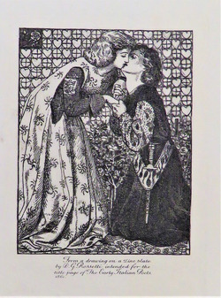 rossetti blue silk dress Dante Gabriel Rossetti