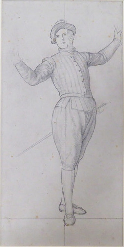 Study of a youth in sixteenth-century costume