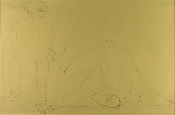 Seated nude