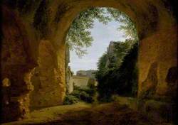 A View of a Garden, seen from within a Roman Vault