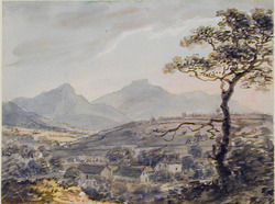 View of Abercynrig, near Brecon