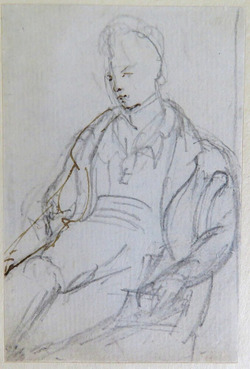 Recto: Seated Figure
Verso: Reclining Figure
