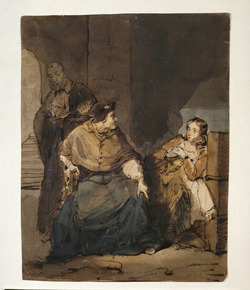 Joan of Arc interrogated in prison by Henry Beaufort, Cardinal Bishop of Winchester