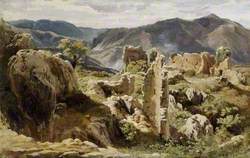 Ruins in the Colli Albani