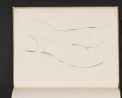 Female nude seen from the rear
