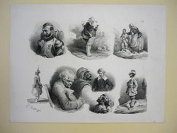 Various figure studies, numbered 'No.2'