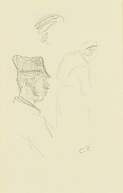 Studies of a Man wearing a Cap and a Woman