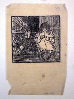 Young Girl seated in an Interior