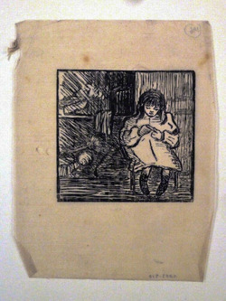 Young Girl seated in an Interior