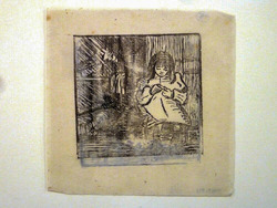 Young Girl seated in an Interior