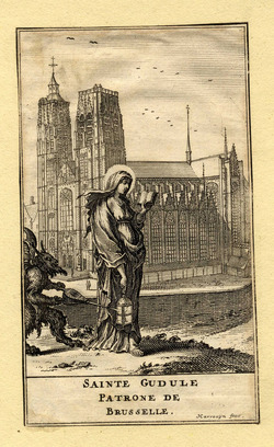Sainte Gudule patrone de Brusselle