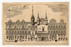 Facade of the town hall in Cambrai