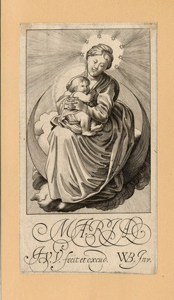 The Virgin and Child on a Crescent