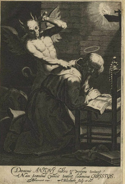 St Anthony in his Study