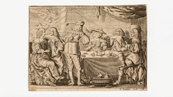Gentlemen and ladies playing cards