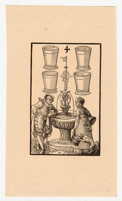 Four of Drinking Cups