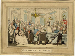 Comforts of Bath. Plate 2