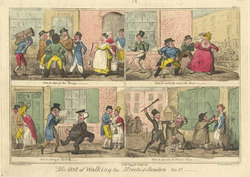 The art of walking the streets of London. Plate 2nd