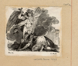 The angel appearing to Joshua