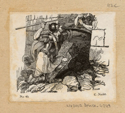 Joab smiting the Jebusites