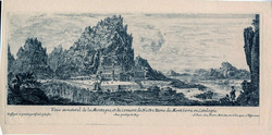 View of the Monastery of Notre Dame in Mont-Serrat