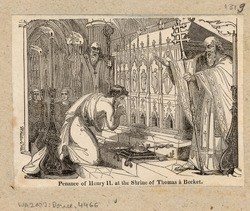 Penance of Henry II at the Shrine of Thomas à Becket