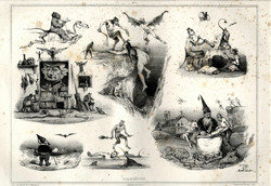 Plate 1 of Les Diables de Lithographies!