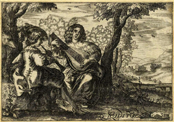 Plate 3: The five senses: Auditus (hearing) | Hearing (descriptive)