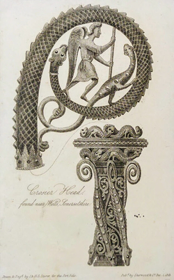 Crosier head found near Wells, Somersetshire