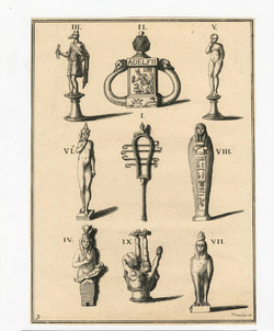Egyptian religious antiquities from the cabinet of rarities in the Bibliothèque de Sainte-Geneviève