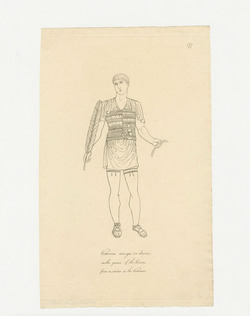 Statue of a charioteer holding a palm branch