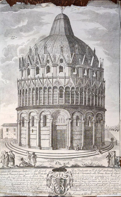 View of Pisa Baptistery