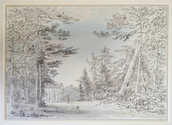 The Doric Temple at Studley Royal, Yorkshire